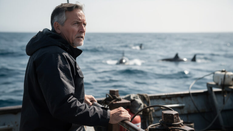 Fishermen reveal how orcas provoked sharks to attack their boat in ocean standoff