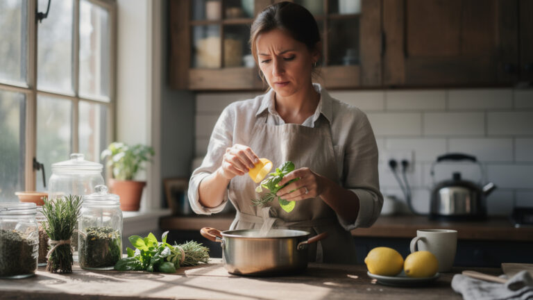 A herbalist reveals why boiling lemon peel with basil and rosemary works so well