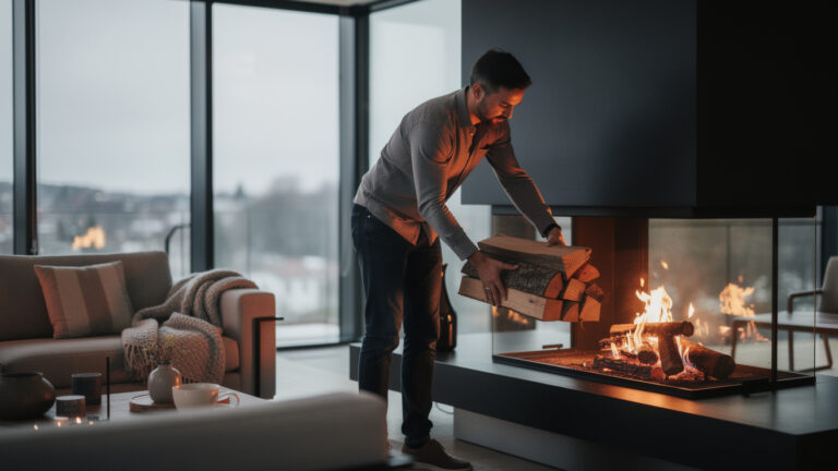 A homeowner reveals one simple trick to double the burn time of firewood logs