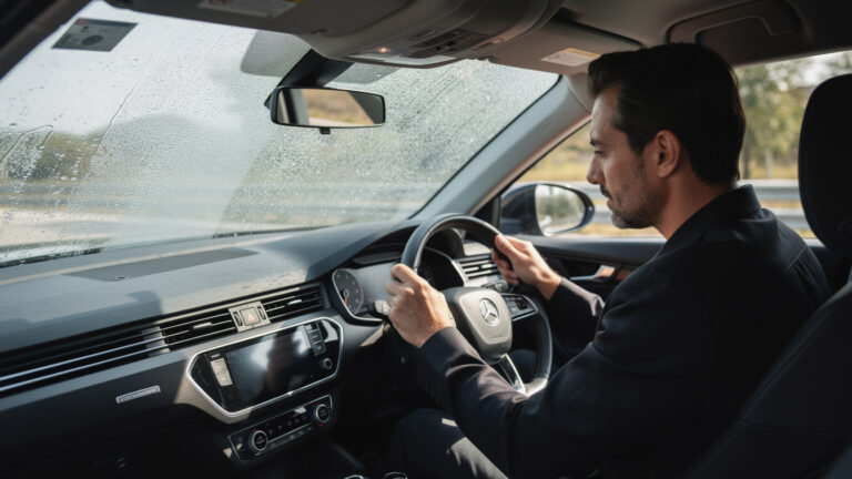 Neither heat nor air conditioning, this driver’s trick defogs windshields in seconds