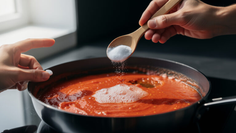 Not antacids or medicine, this pinch of baking soda in tomato sauce stops heartburn