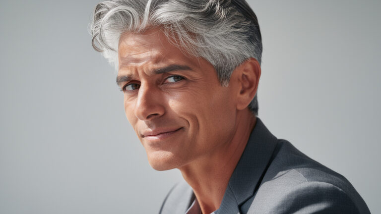 This new hair trend covers gray hair without dye and makes you look younger