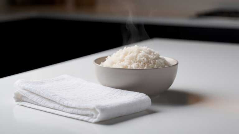 Why your rice always sticks together without this simple towel trick